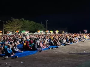 Maulid Akbar di Eks Lokasi Sail Tomini, Ahmad Ali Meriahkan dengan Ribuan Penduduk Parigi