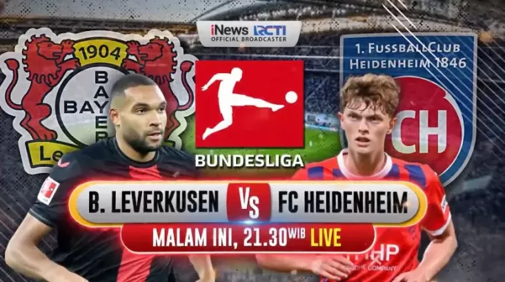 "Serunya Laga Malam Ini: Bayer Leverkusen vs FC Heidenheim, Jangan Lewatkan di iNews Pukul 21.30 WIB!"