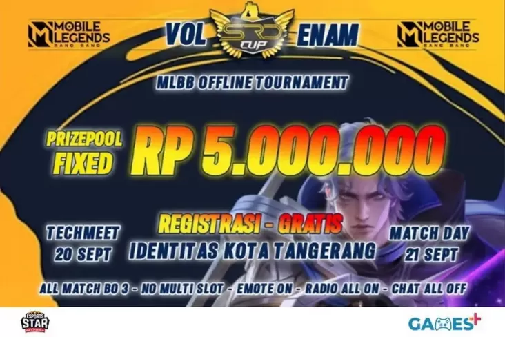 “SRD CUP VOL 6: Mobile Legends Membuat Heboh di Turnamen Komunitas Tangerang”