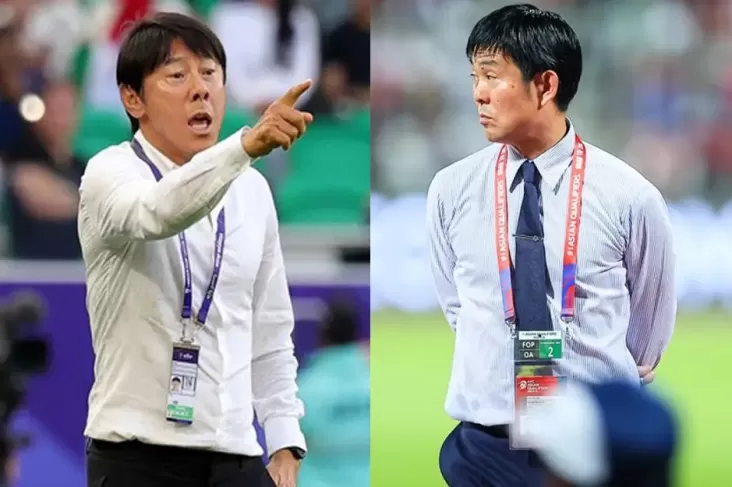 Kisah Persahabatan Shin Tae-yong dan Hajime Moriyasu Terungkap di Tengah Persaingan Sengit