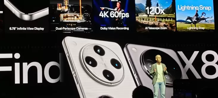 "Teknologi Mutakhir AI Menghiasi Kamera di Seri Terbaru OPPO Find X8"