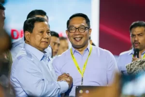 Presiden Prabowo dan Ridwan Kamil Berduet di Panggung saat Deklarasi GSN