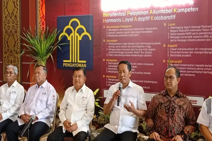 Menkum Akui Jusuf Kalla Telah Disahkan Sebagai Pimpinan PMI