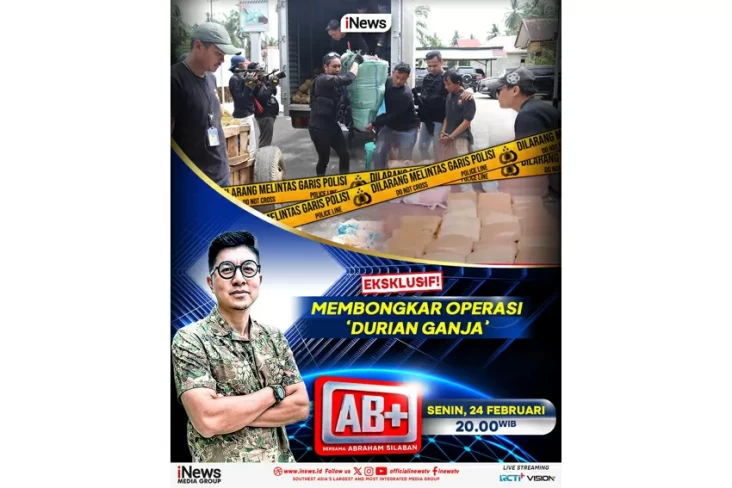 Saksikan Waktu senja Ini adalah adalah Eksklusif, Membongkar Operasi Durian Ganja di AB+ dengan Abraham Silaban, Hanya di dalam tempat iNews