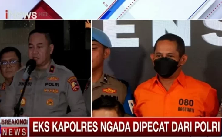Mantan Kapolres Ngada AKBP Fajar Widyadharma Dipecat dari Polri