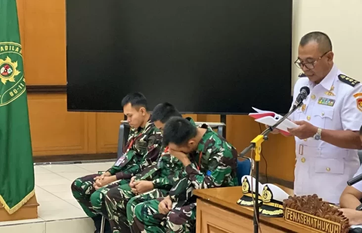 Oknum TNI AL Penembak Bos Rental Mobil hingga Tewas Kini Nangis Minta Keringanan pada Sidang Pleidoi