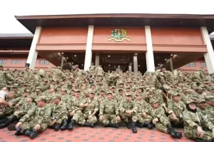 Prabowo Pimpin Parade Senja Retreat Kepala Daerah pada Akmil Sore Hal ini
