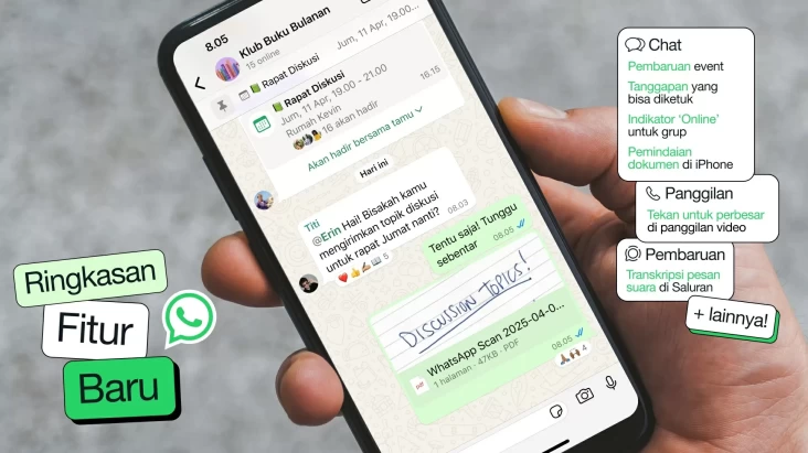 Rangkuman Fitur Terbaru WhatsApp April 2025 yang tersebut digunakan Perlu Anda Tahu!