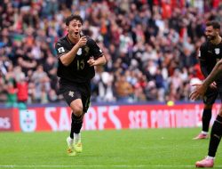 Portugal Kalahkan Armenia 9-1 Tanpa Ronaldo, Bruno dan Neves Cetak Hattrick