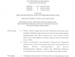 SKB 3 Menteri Umumkan Jadwal Libur Nataru 2025, Cek Tanggal Pastinya Di Sini!