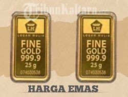 Harga emas turun tajam menjelang Tahun Baru, warga Kaltara segera cek emas Antam