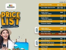 Tarif Tiket Masuk Jakabaring Sport City Saat Libur Nataru, Mobil Rp15 Ribu