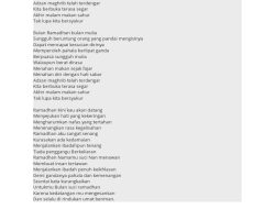 8 Contoh Puisi Syaban 1447 H/2026, Renungan Sebelum Ramadhan