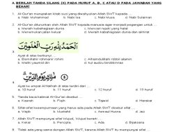 Soal PAI Kelas 3 SD dan Jawaban, Ulangan Harian & Semester 2