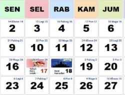 Kalender 2026: 25 Hari Merah dan Jadwal Libur Lebaran Idul Fitri 1447H, Kapan Puasa Dimulai?