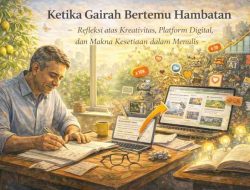 Ketika Gairah Bertemu Hambatan: Refleksi Kreativitas, Platform Digital, dan Makna Kesetiaan dalam Menulis