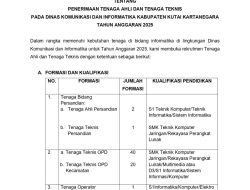 Diskominfo Bantul Buka Rekrutmen, 3 Posisi Kosong dan Persyaratan Lamaran