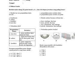 20 Soal PTS IPA Kelas 5 SD Semester 2 Kurikulum Merdeka 2026 Lengkap Kunci Jawaban