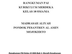 Kunci Jawaban PAI Kelas 10 Halaman 304, Bab 10 Kurikulum Merdeka