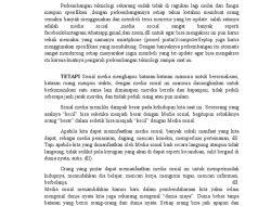 Dampak media sosial pada perilaku masyarakat